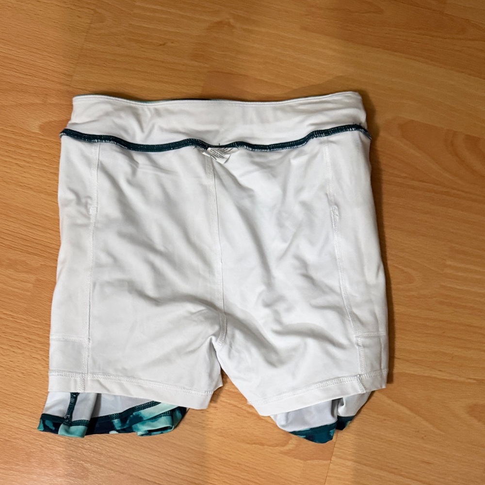 Xersion Blue Teal Tie-Dye fitness Skort - Picture 7 of 7